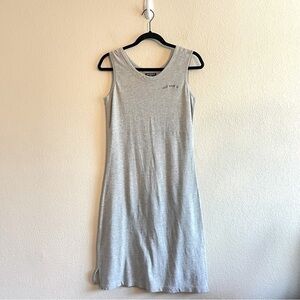Y2K Polo Jeans Company Ralph Lauren Gray Sleeveless Athleisure Dress Size Medium